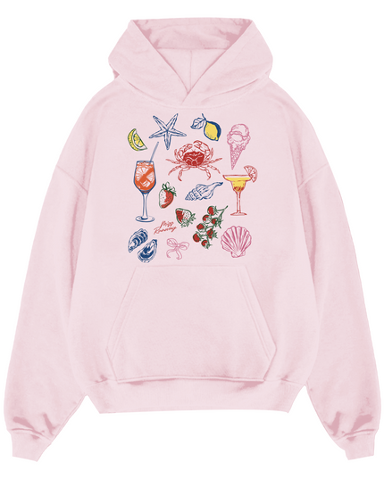 Seafood And Cocktails Hoodie Adults