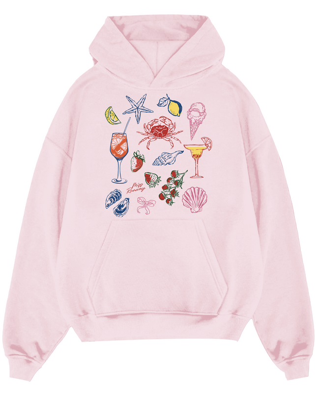 Seafood And Cocktails Hoodie Adults
