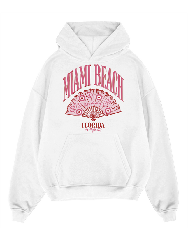 Miami Beach Hoodie Adults