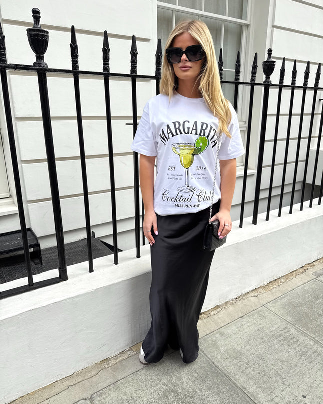 Margarita Cocktail Club Printed T-shirt Adult