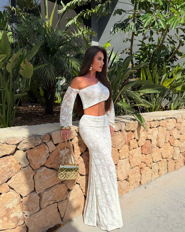 Sun-kissed Soleil Lace Co-ord Cream (Pre order 30th July)