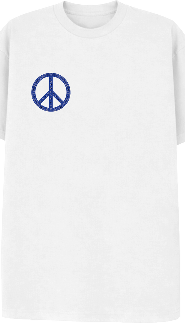 Paisley Peace T Shirt Royal Blue by Miss Runway – image 2