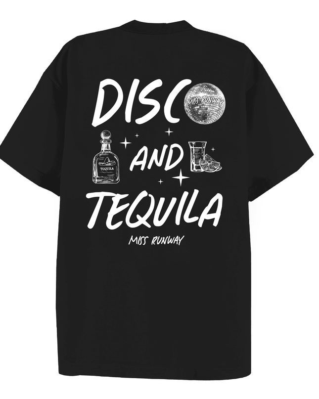 Disco And Tequila Printed T-shirt Adult