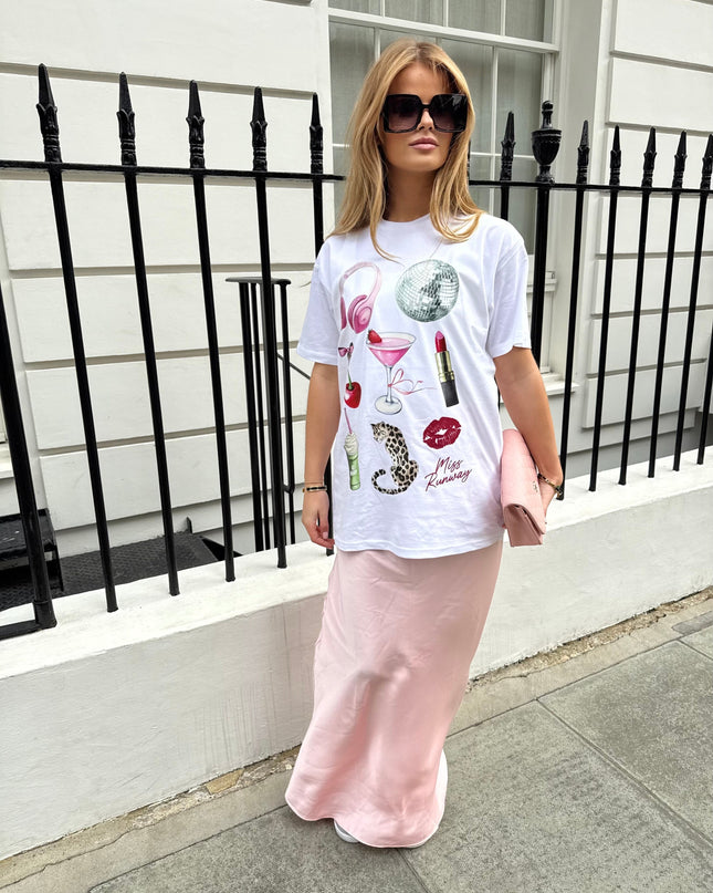 Girls Essentials Printed T-shirt Adult