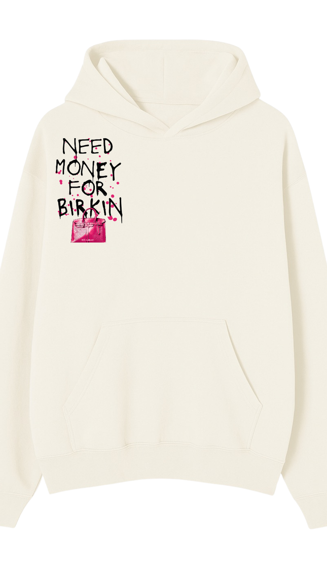 Need Money For Bags Pink Hoodie by Miss Runway – image 2