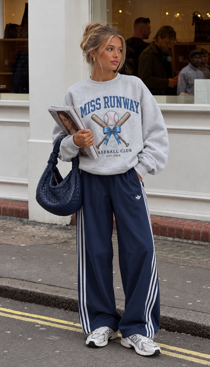 Miss Runway Baseball Club Sweatshirt