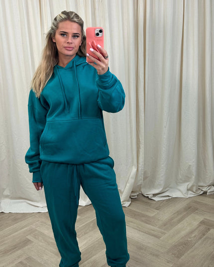 Teal Hooded Tracksuit