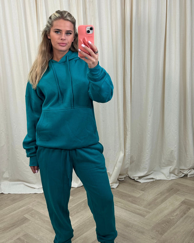 Teal Hooded Tracksuit
