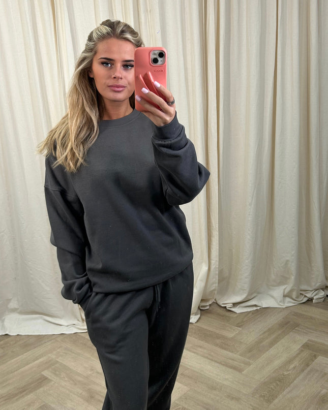 Charcoal Sweatshirt Tracksuit