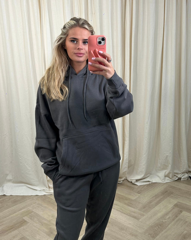 Charcoal Hooded Tracksuit