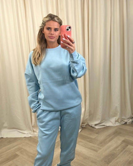 Blue Sweatshirt Tracksuit