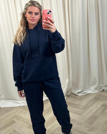 Navy Hooded Tracksuit