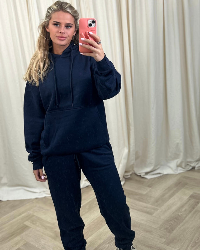 Navy Hooded Tracksuit
