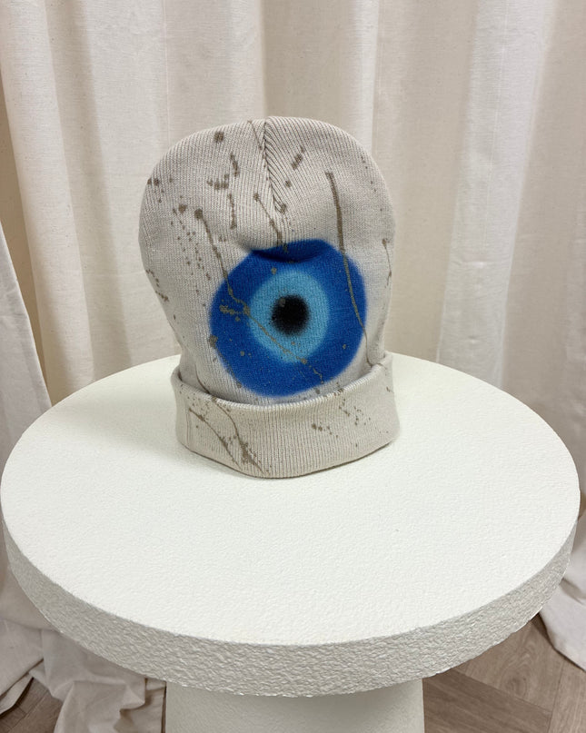 Evil Eye Spray Painted Hat
