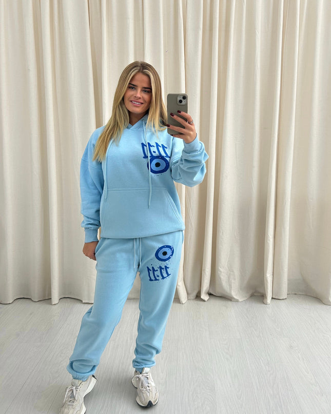 11:11 Evil Eye Printed Hooded Tracksuit Adult