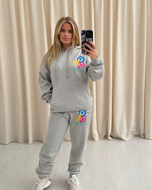 XOXO Printed Hooded Tracksuit Kids