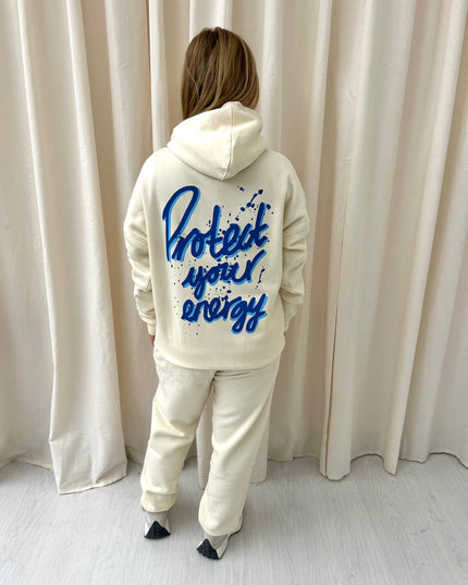 Protect Your Energy Printed Hooded Tracksuit Kids