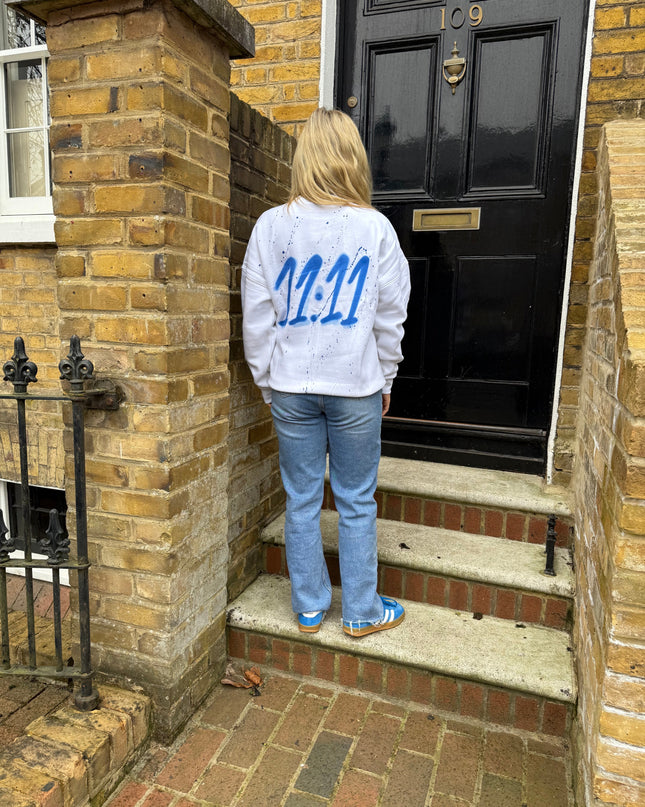 11:11 Spray Painted Sweatshirt Kids