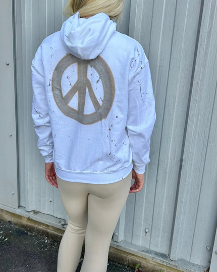 Gold Peace Spray Painted Hoodie & Leggings Adults