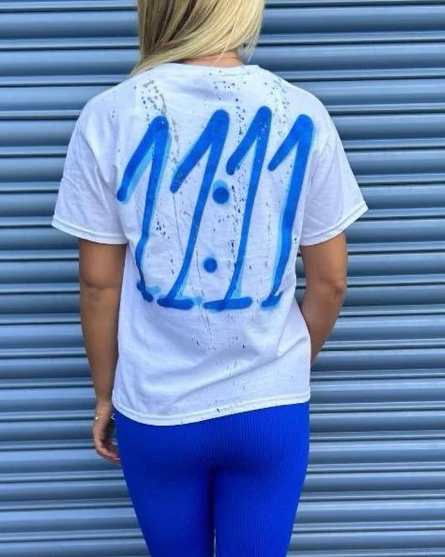 11:11 Spray Painted T-shirt & Leggings Adults