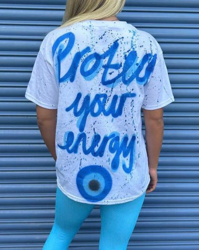 Protect Your Energy Spray Painted T-shirt & Leggings Adults
