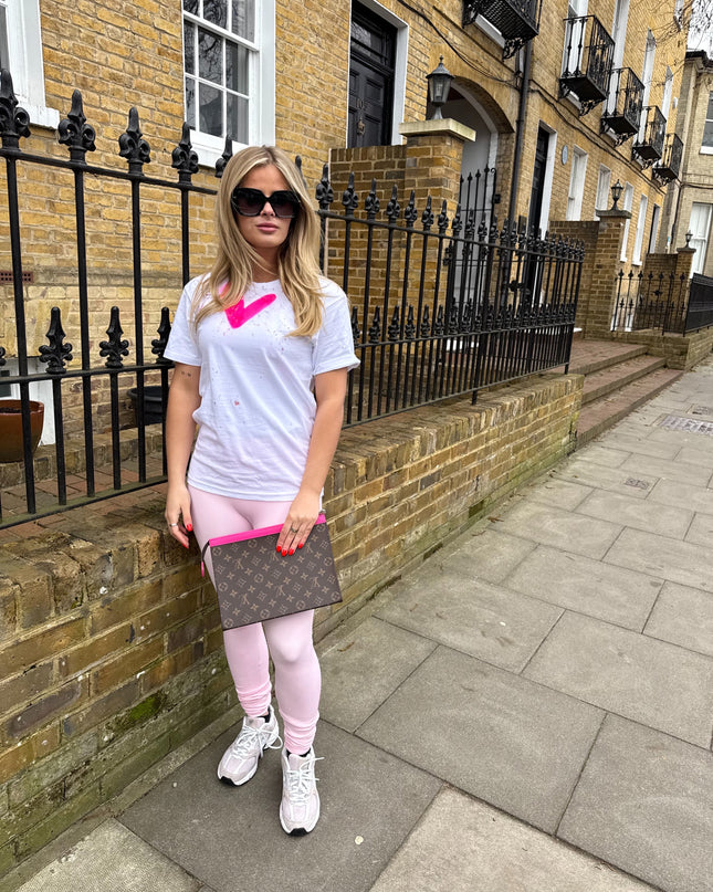 XOXO Spray Painted T-shirt & Leggings Adults