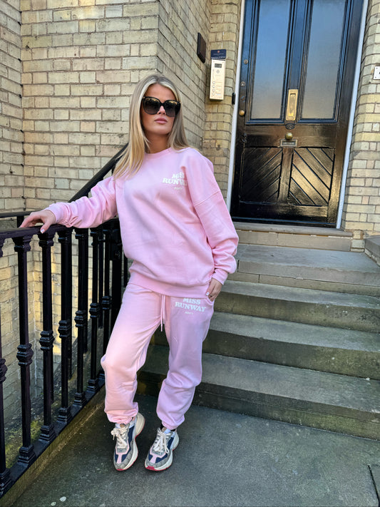 Pink Heart Hoodie And Legging Set – Miss Runway