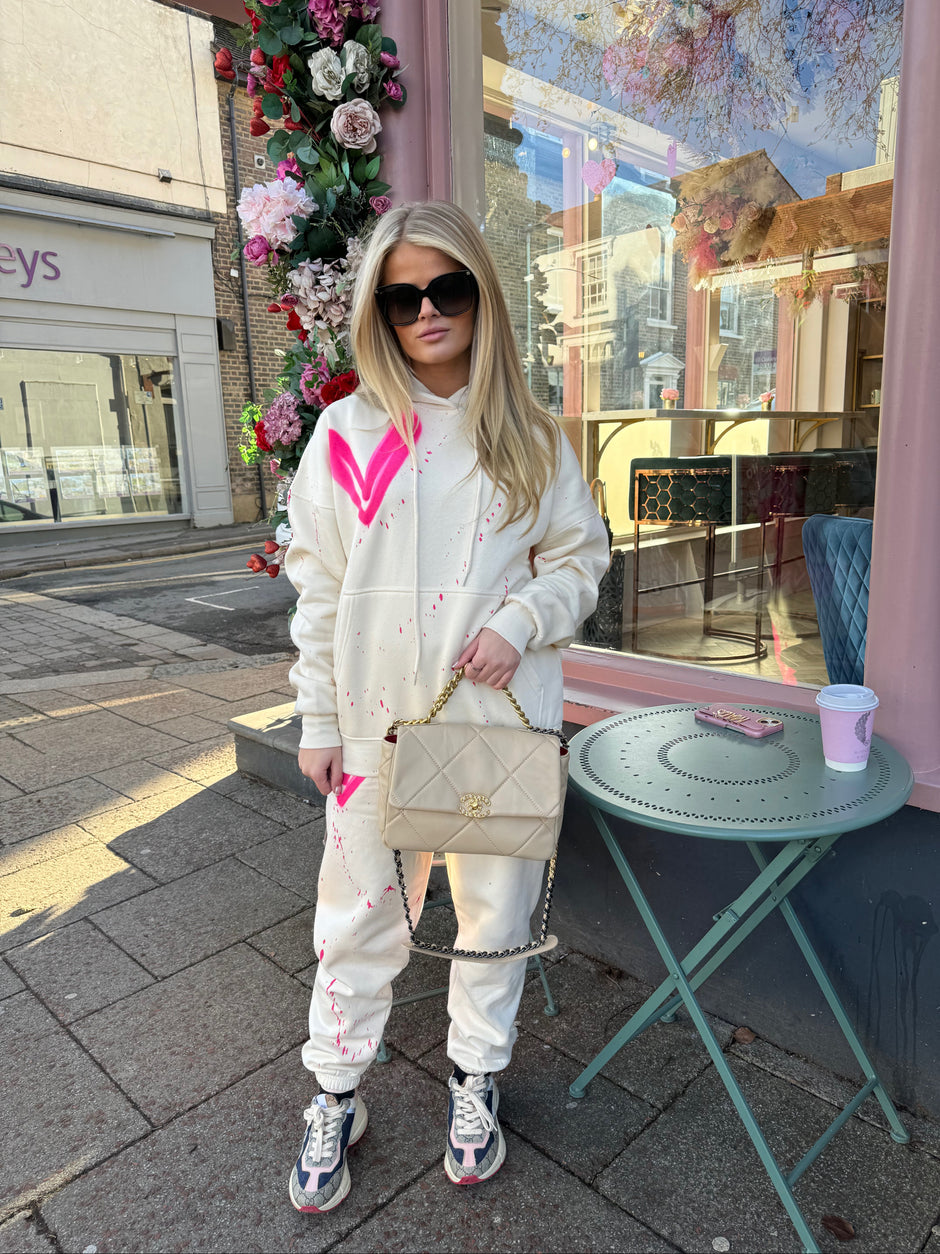 Sprayed Hooded Tracksuits – Miss Runway