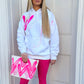 All The Pink Hearts Hoodie And Legging Set