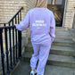 Miss Runway Edit 1 Oversized Sweatshirt Tracksuit Lilac
