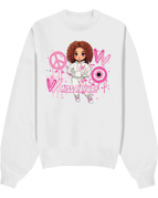 Doll 8 White Sweatshirt