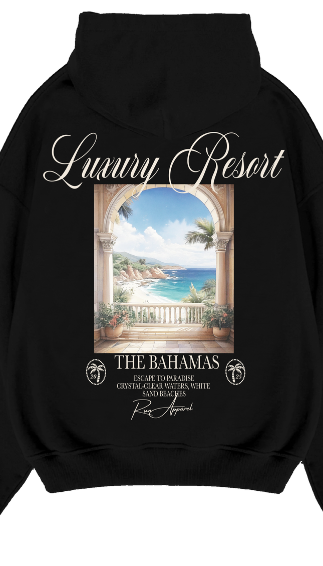 Luxury Resort Hoodie – unisex printed hoodie by Miss Runway