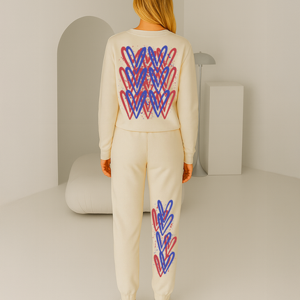 Collection image for: Adult Printed Sweatshirt Tracksuits