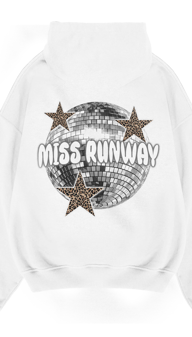 Miss Runway Glitter Ball Hoodie