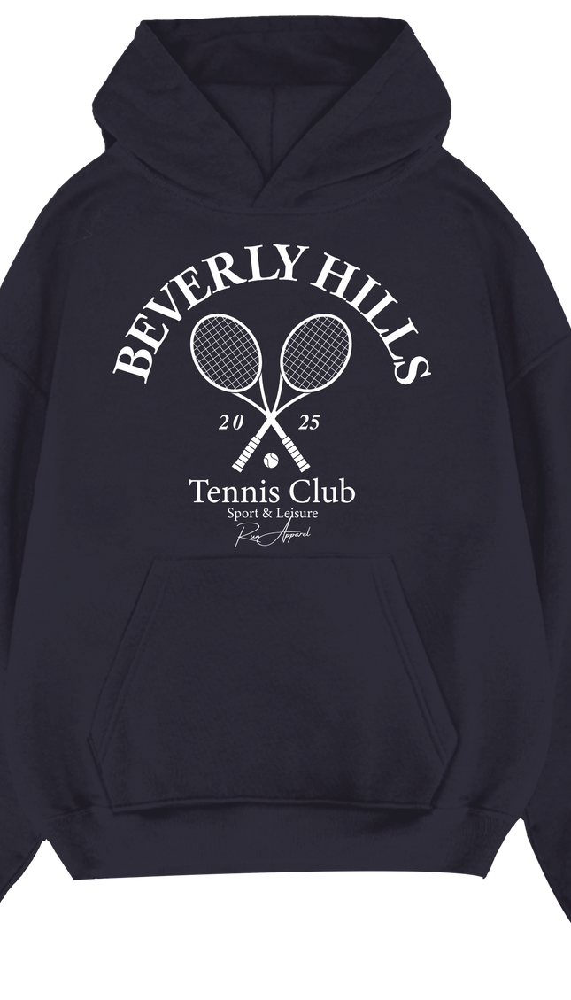 Beverly Hills Tennis Club Hoodie – unisex printed hoodie by Miss Runway
