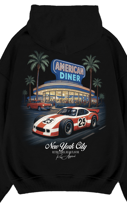 New York American Diner Hoodie Juniors – kids' hoodie by Miss Runway