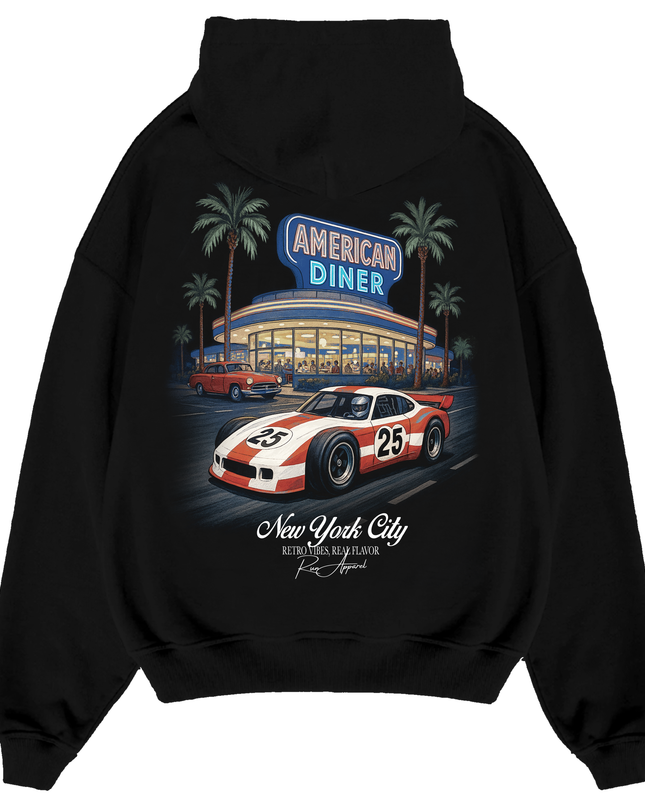 New York American Diner Hoodie Juniors