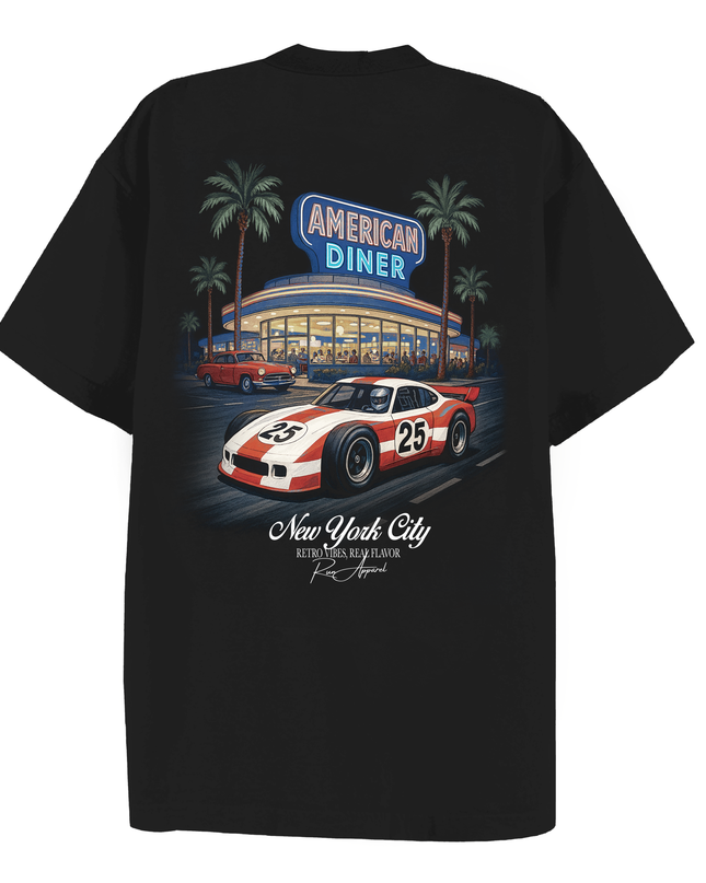 New York American Diner T-shirt Adult