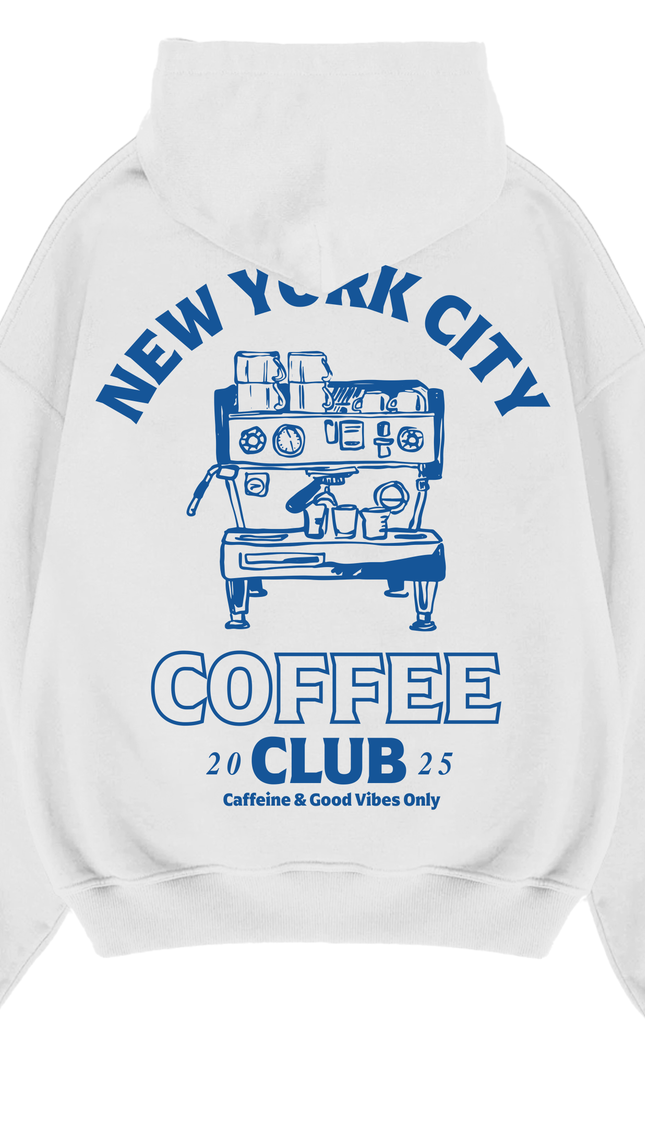 New York City Coffee Club Hoodie – women's printed hoodie by Miss Runway