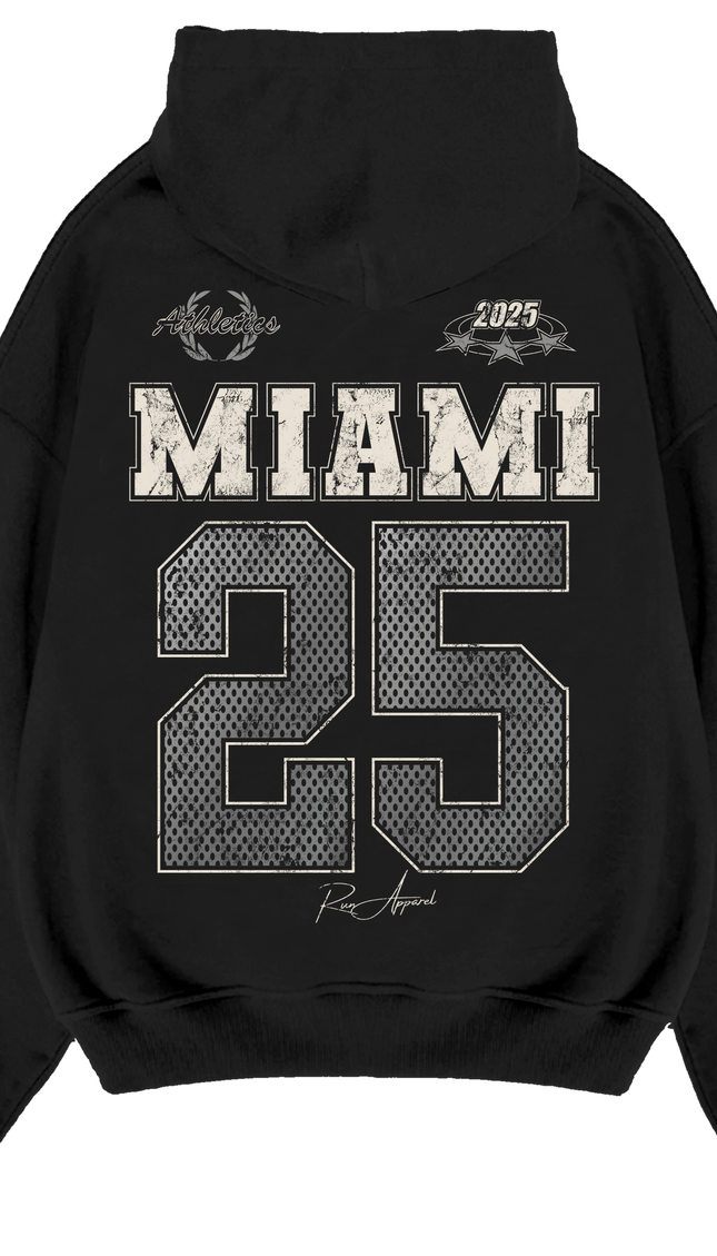 Miami 25 Hoodie – unisex printed hoodie by Miss Runway