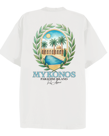Mykonos Paradise Island T-shirt Adult
