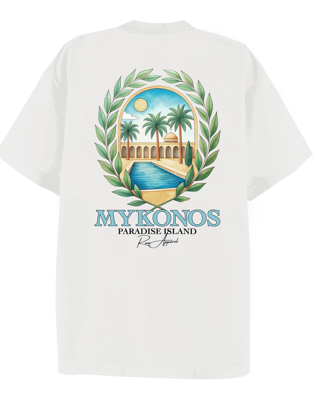 Mykonos Paradise Island T-shirt Adult