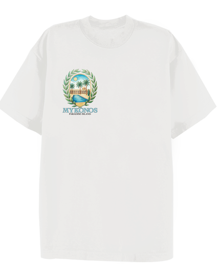 Mykonos Paradise Island T-shirt Adult