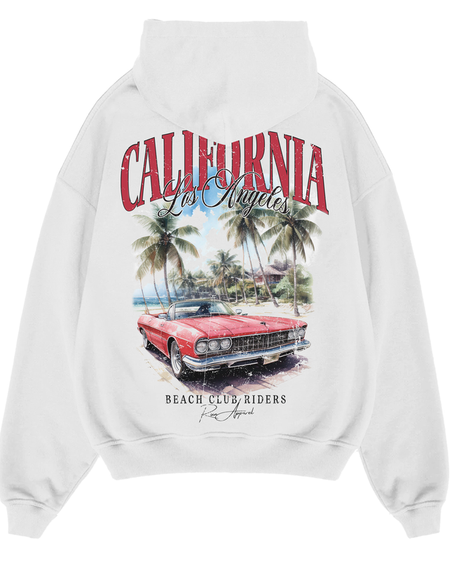 California Beach Club Riders Hoodie Adult
