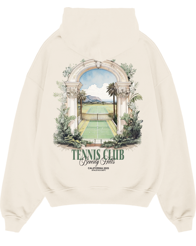Beverly Hills California Tennis Club Hoodie Adult