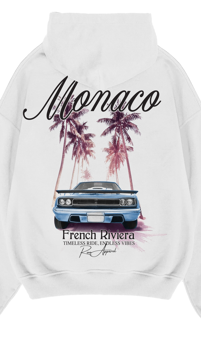 Monaco French Riviera Hoodie – unisex printed hoodie by Miss Runway