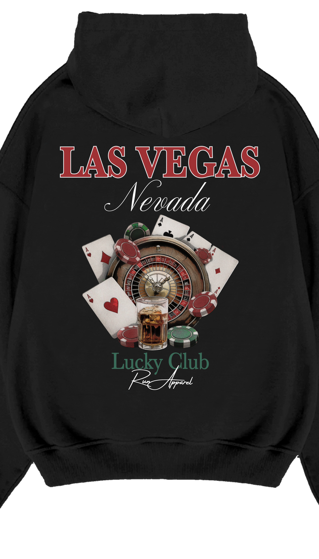 Las Vegas Lucky Club Hoodie – men's printed hoodie by Miss Runway