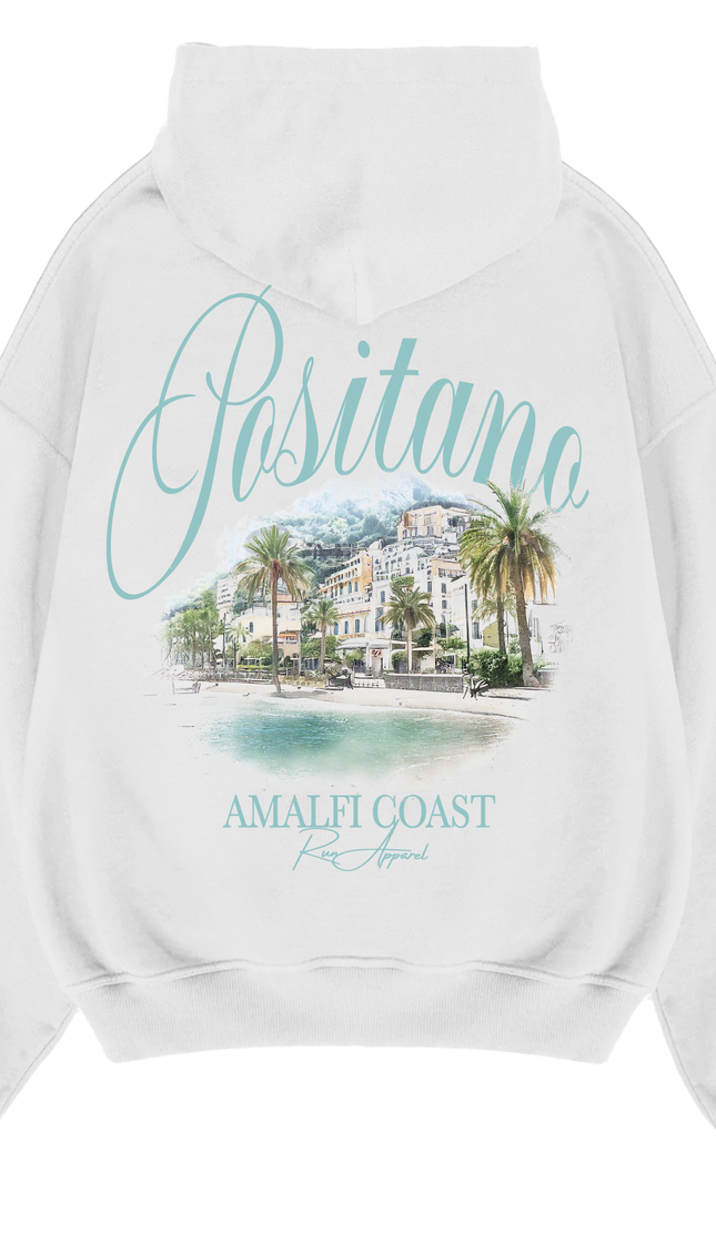 Positano Amalfi Coast Hoodie – unisex printed hoodie by Miss Runway