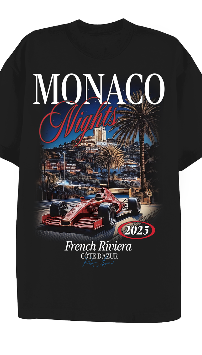 Monaco Nights T-shirt – men's t-shirt by Miss Runway