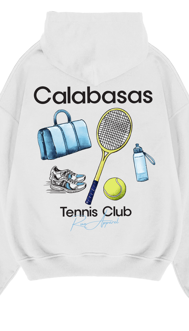 Calabasas Tennis Club Hoodie – unisex printed hoodie by Miss Runway